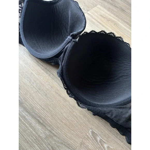 Victoria's Secret Black Dream Angels Lined Demi 36DDD - Picture 5 of 6